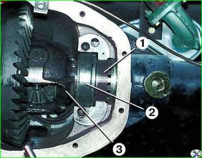 Снятие главной передачи