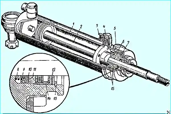 Power steering cylinder