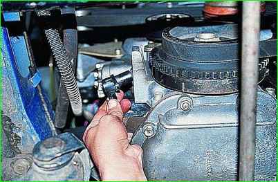 Снятие датчика синхронизации