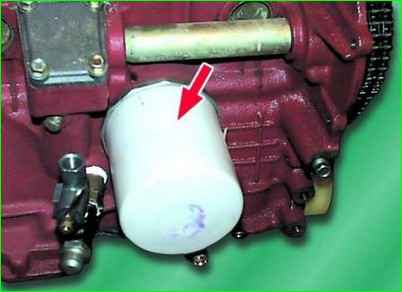 Reemplazo del filtro de aceite GAZ-2705