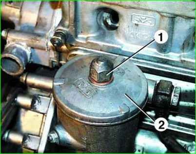 Reemplazo del filtro de aceite GAZ-2705