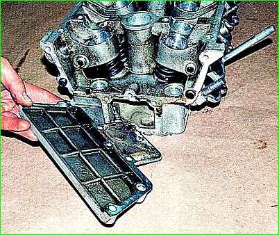 Разборка головки цилиндров