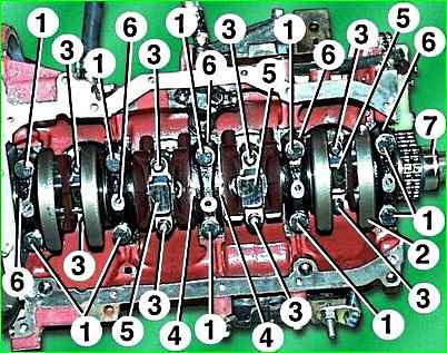 Зняття та встановлення колінчастого валу двигуна ЗМЗ-406