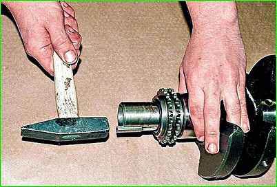 Розбирання колінчастого валу