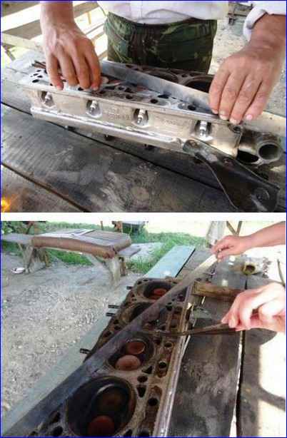 Головка блока цилиндров ЗМЗ-402 ГАЗ-2705