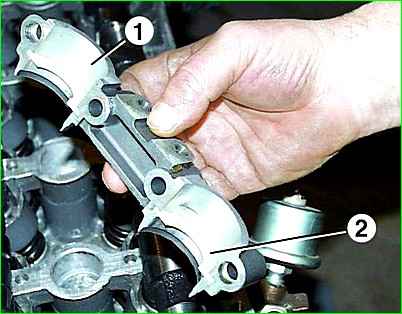 Removal and installation of camshafts ZMZ-406