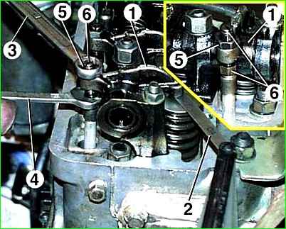 Ajuste de espacios libres ZMZ-402 GAZ-2705