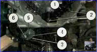 Replacement of engine circuits ZMZ-406 GAZ-2705