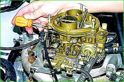 Регулировка привода карбюратора