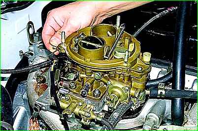 Регулировка привода карбюратора