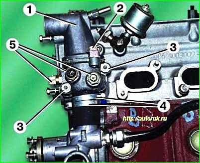 Замена термостата на двигателе ЗМЗ-406