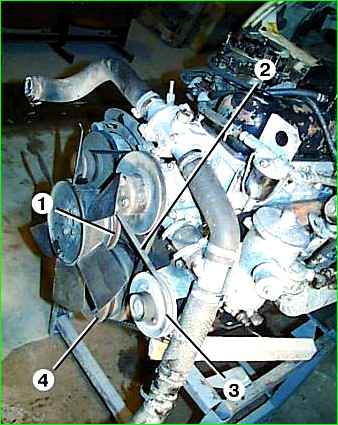 Установка ремня