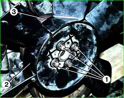 Снятие водяного насоса