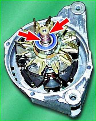 Inspection and checking generator parts