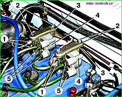 Снятие катушки зажигания