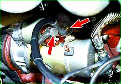 Снятие стартера