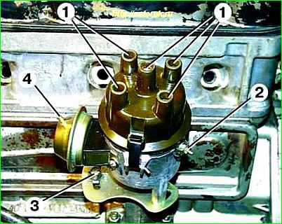 Repair of ignition distributor GAZ-2705