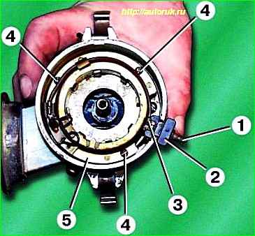 Repair of ignition distributor GAZ-2705