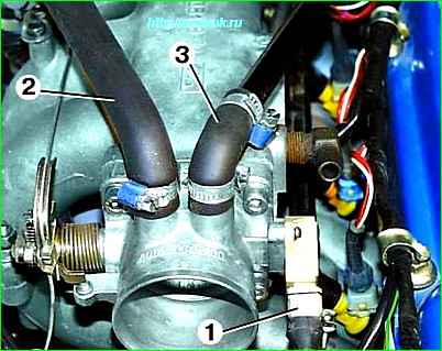 Снятие дроссельного узла ГАЗ-2705