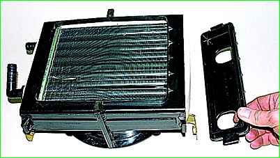 Removing the auxiliary heater radiator