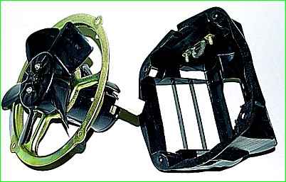 Removing the auxiliary heater fan electric motor