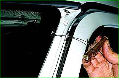 Cнятие и установка ветрового стекла