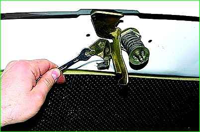 Сорғыштың құлпын және оның жетегін алу