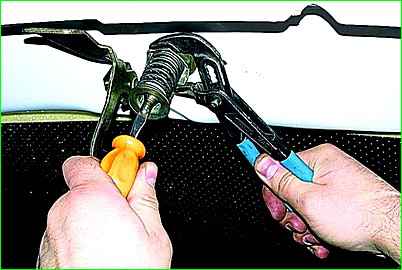 Сорғыштың құлпын және оның жетегін алу