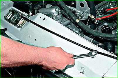 Сорғыштың құлпын және оның жетегін алу