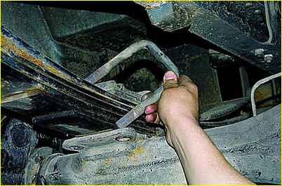 Снятие, установка и ремонт задней рессоры автомобиля Газель 