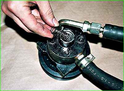 Промывка клапанов насоса гидроусилителя руля