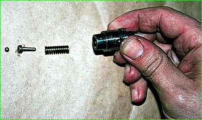 Промывка клапанов насоса гидроусилителя руля