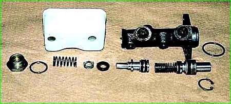 Тежегіштердің негізгі цилиндрін бөлшектеу және құрастыру