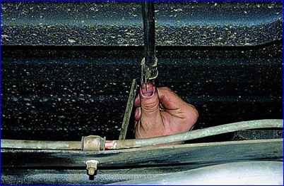 Разборка механизма стояночного тормоза