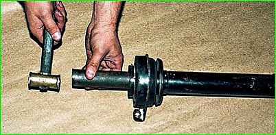 Разборка карданной передачи