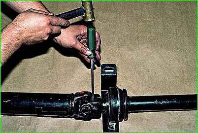 Разборка карданной передачи