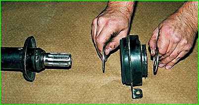 Разборка карданной передачи