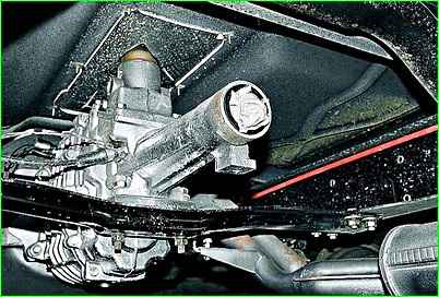 Снятие карданной передачи