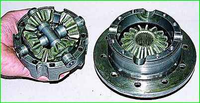 Demontage der Hinterachse des GAZ-2705