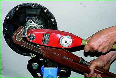 ГАЗ-2705 артқы осіне техникалық қызмет көрсету