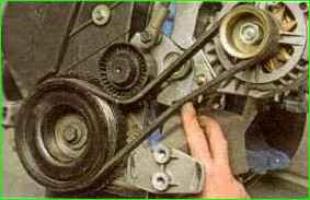 Заміна ременя генератора Лада Гранта