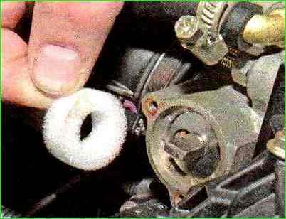 Замена датчика положения дроссельной заслонки