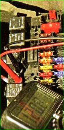 Проверка включения стартера Лада Гранта