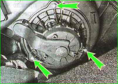 Austausch des Elektroheizgebläses