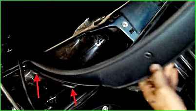 Замена фильтра вентиляции салона Лада Гранта