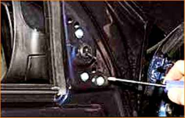 Снятие наружного зеркала заднего вида