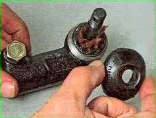 Замена наконечников рулевых тяг