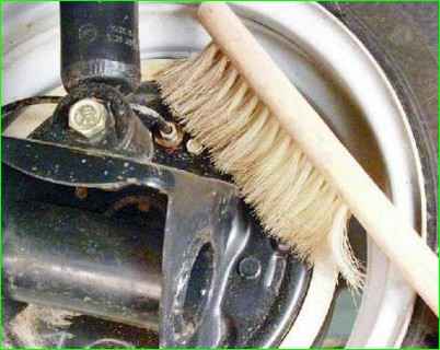 Entlüften des hydraulischen Bremsantriebs