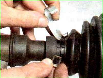 Снятие наружного шарнира