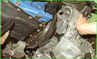 Снятие и установка коробки передач